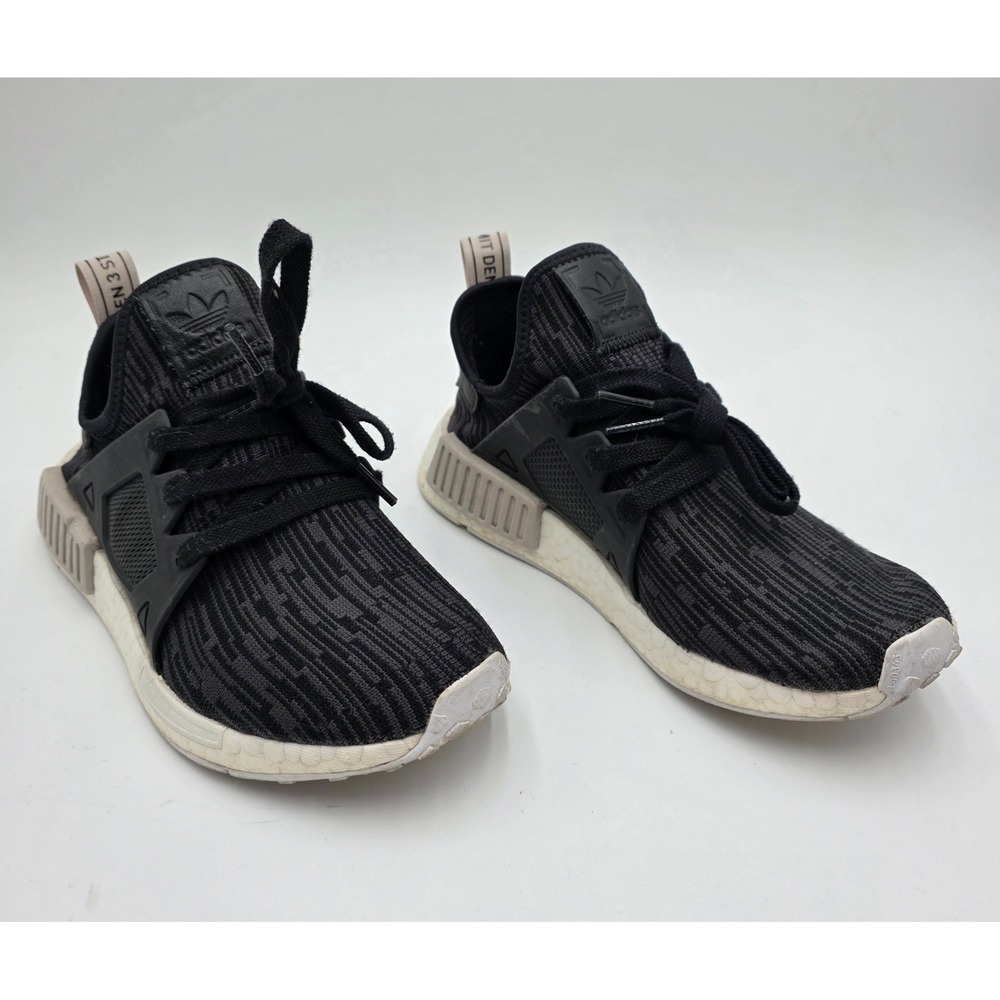 Adidas NMD XR1 PK Primeknit Shoes Core Black Boost Women's Size 6 US BB2370